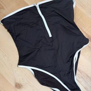 SKIMS Onyx One-Piece Swimwear